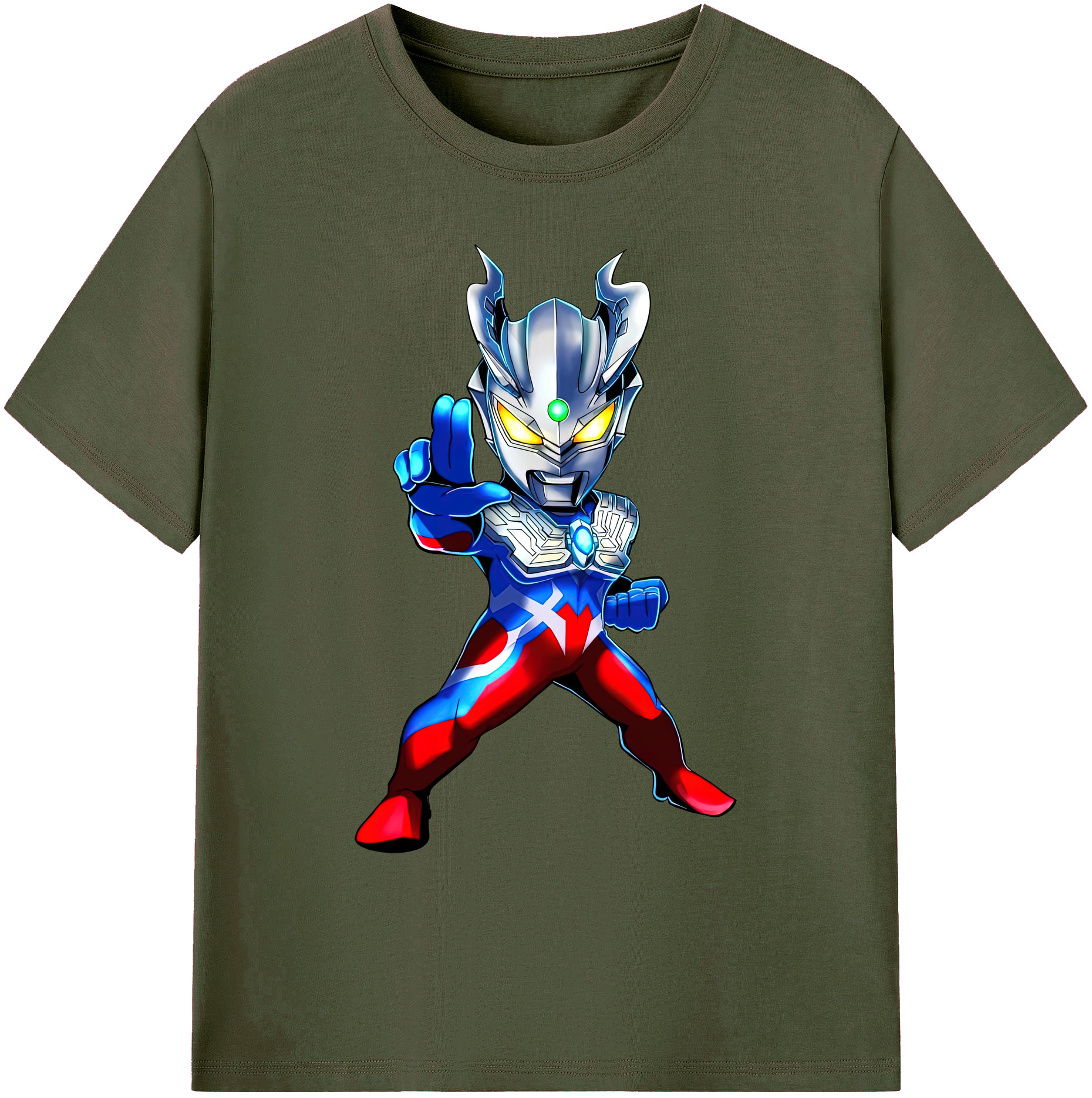 （画像用） ウルトラマン Ultraman 綿100％ メンズ半袖Tシャツ｜肌触りやわらか＆通気性